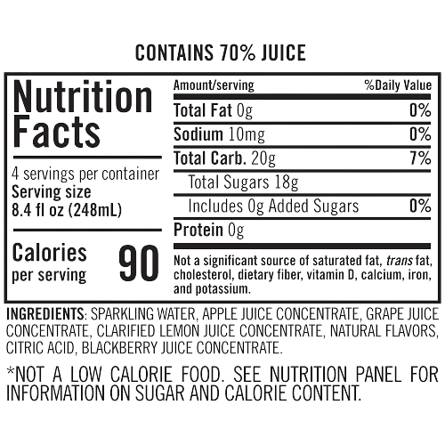 Sparkling Blackberry Lemonade (4 Pack)