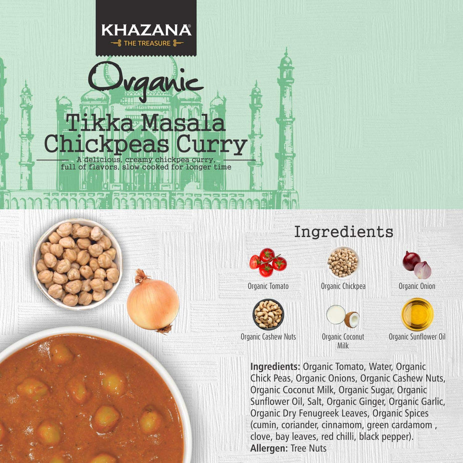 Tikka Masala Chickpeas Curry