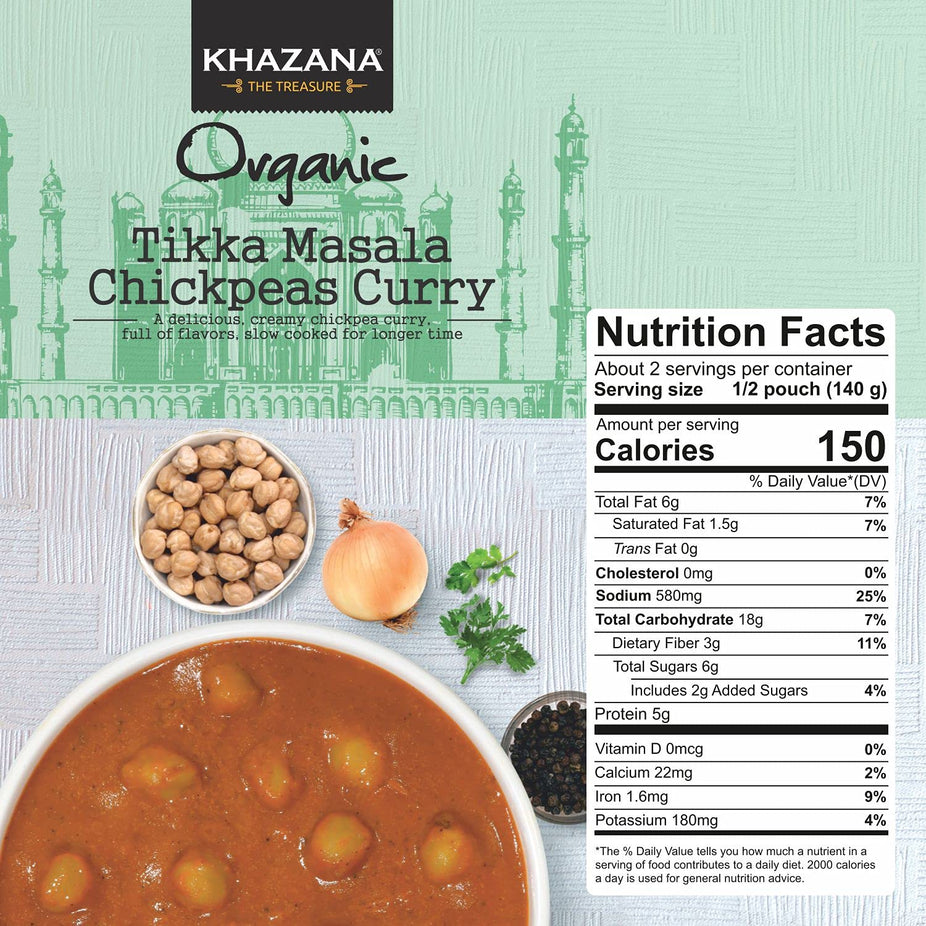 Tikka Masala Chickpeas Curry