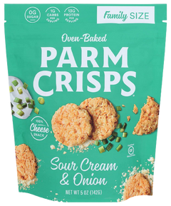 Sour Cream & Onion Cheese Crisps