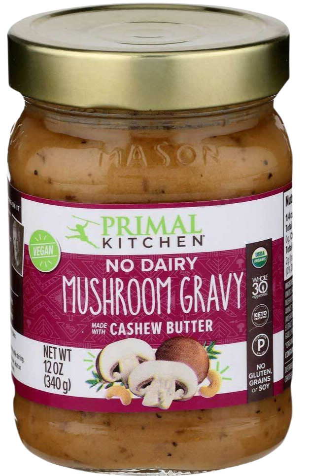 Mushroom Gravy with Cashew Butter