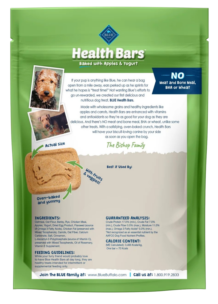 Dog Treats Apple Yogurt Health Bars