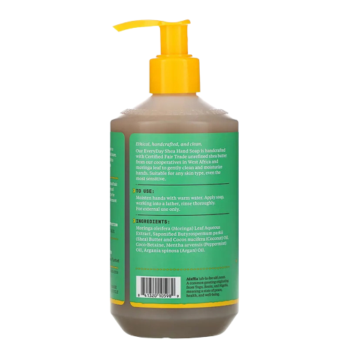 Peppermint Shea Liquid Hand Soap