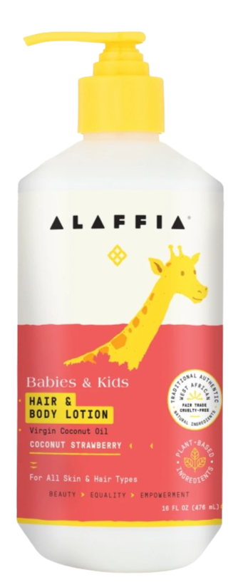 Coconut Strawberry Hair And Body Lotion For Kids