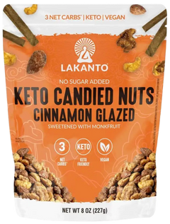 Keto Cinnamon Spice Mixed Candied Nuts