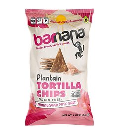 Himalayan Pink Salt Plantain Tortilla Chips