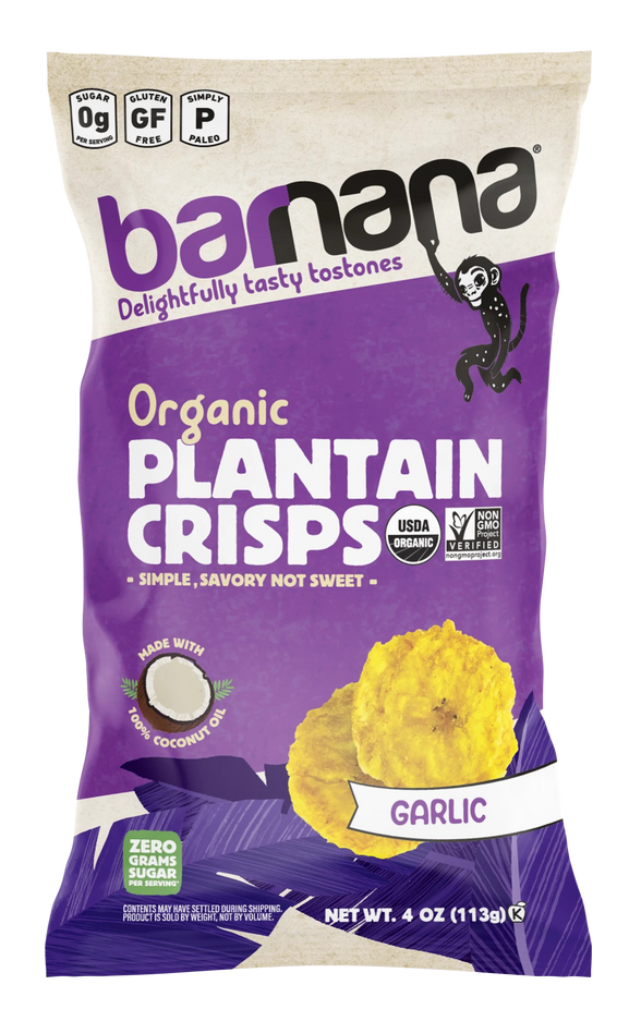 Organic Garlic Plantain Chips