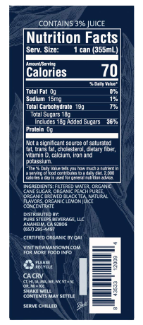 Organic Peach Tea
