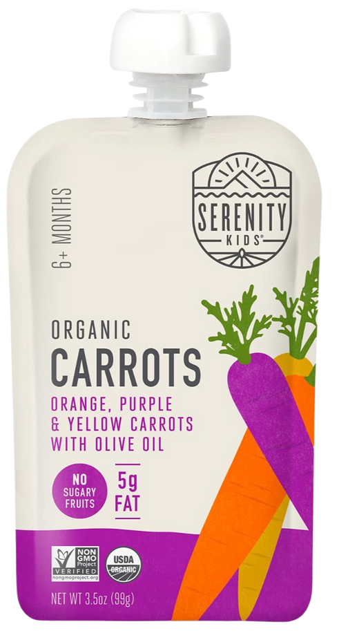 Organic Carrot Veggie Puree Baby Food (6 Pack)