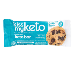 Keto Cookie Dough Chocolate Protein Bars