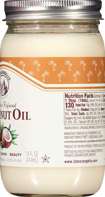 Organic Refined Coconut Oil