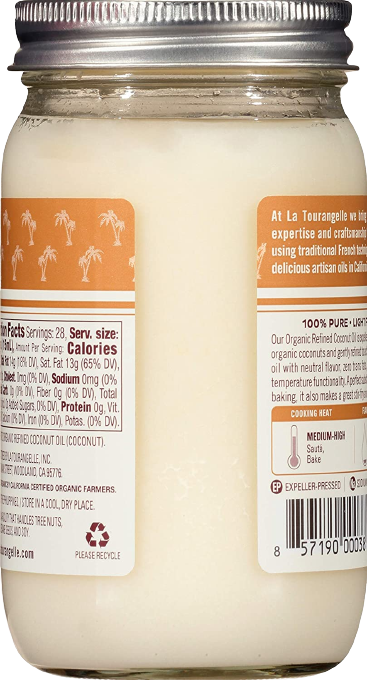 Organic Refined Coconut Oil