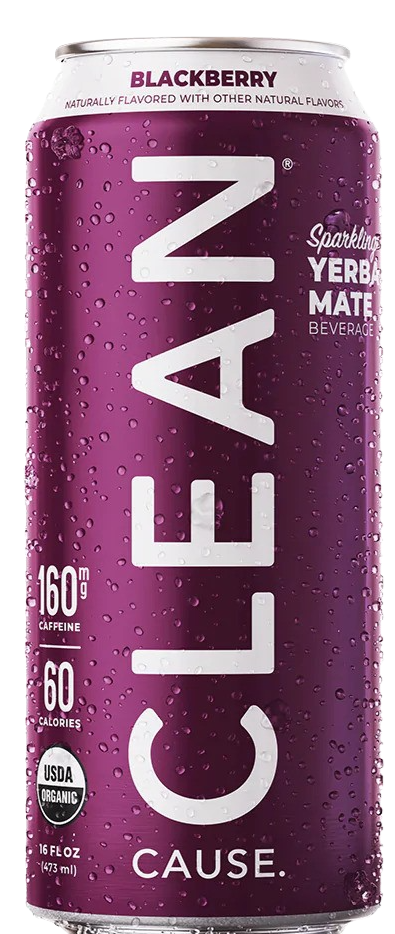Organic Blackberry Sparkling Yerba Mate (12 Pack)
