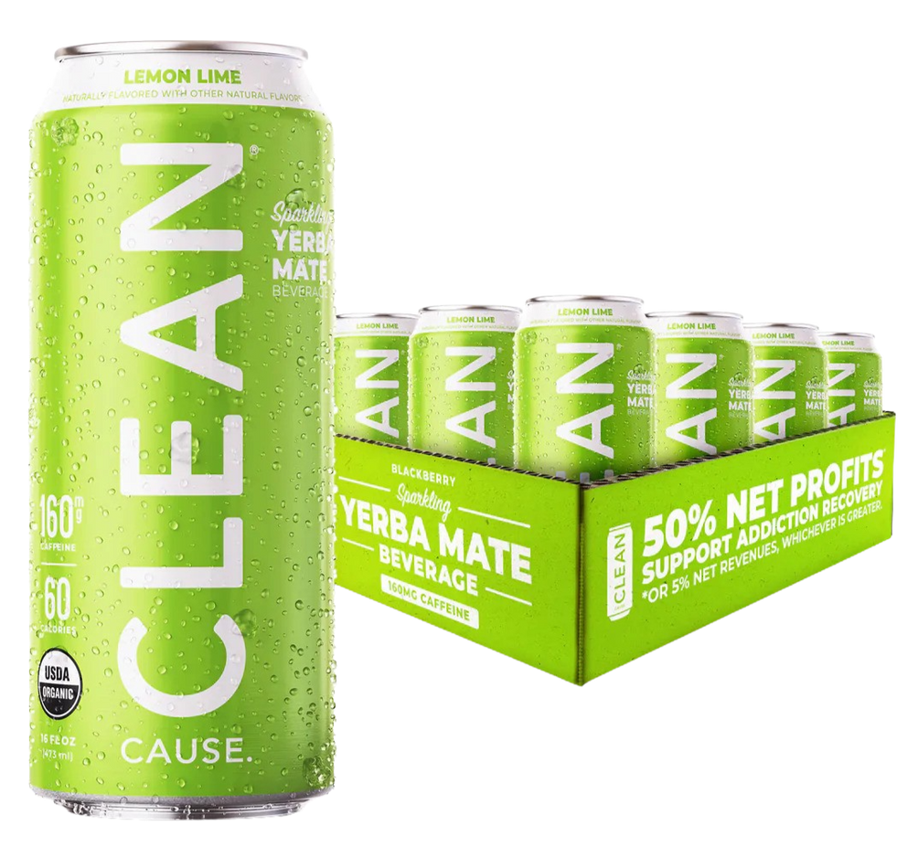 Lemon Lime Yerba Mate Engergy Drink (12 Pack)