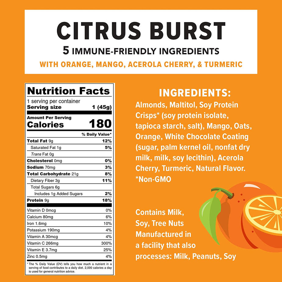 Citrus Burst Protein Bar