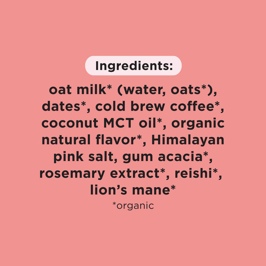 Caramel Cold Brew Oat Milk Latte