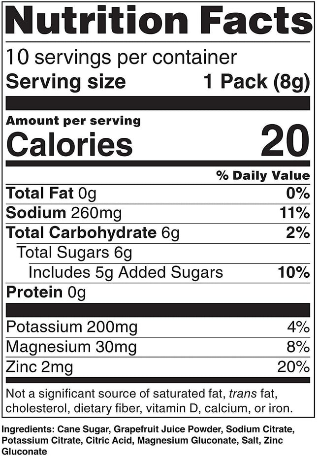 Grapefruit Drink Mix 30Pk