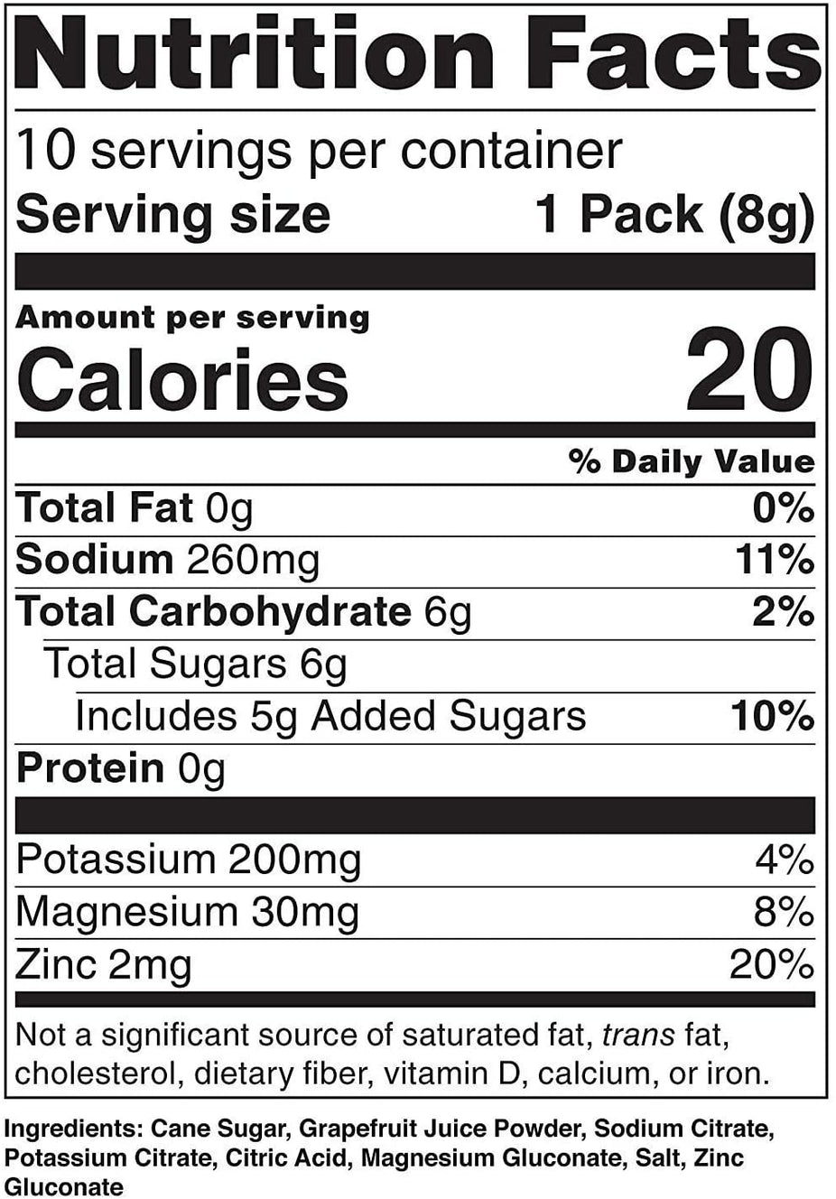 Grapefruit Drink Mix 30Pk