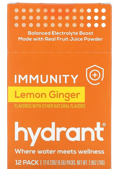 Lemon Ginger Immunity Drink Mix (12 Pack)