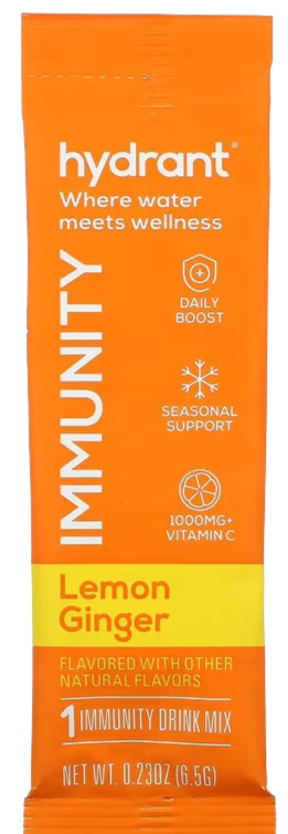 Lemon Ginger Immunity Drink Mix (12 Pack)
