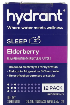 Elderberry Sleep Aid Powder (12 Pack)