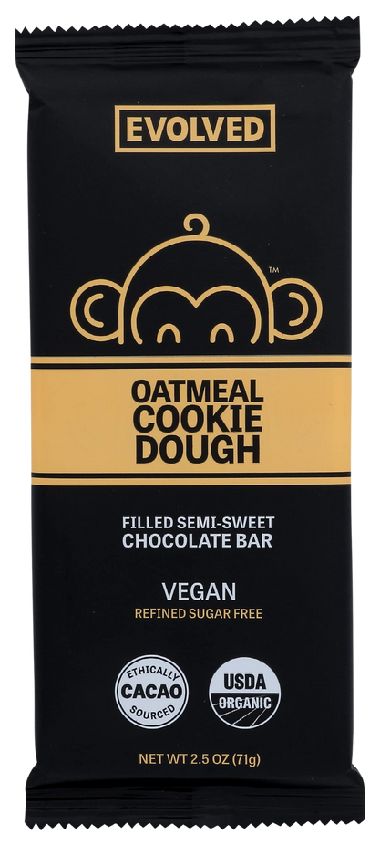 Chocolate Oatmeal Cookie Dough Bar