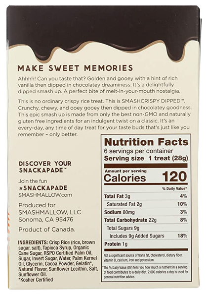 Marshmallow Dipped Rice Treats