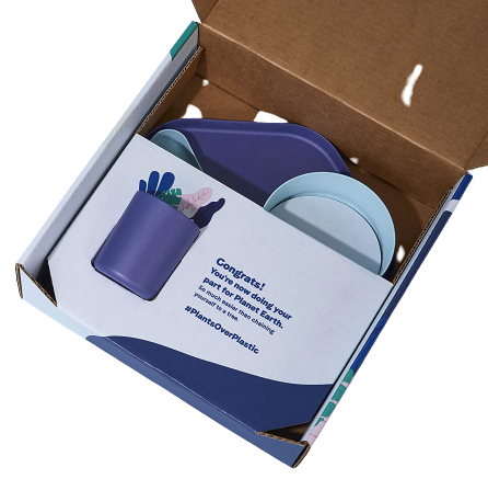 Dinner Set Made From Plants - Bluegrass