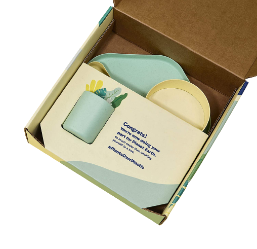 Dinner Set Made From Plants - Fern