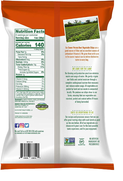 Sweet Potato Mango Habanero Chips