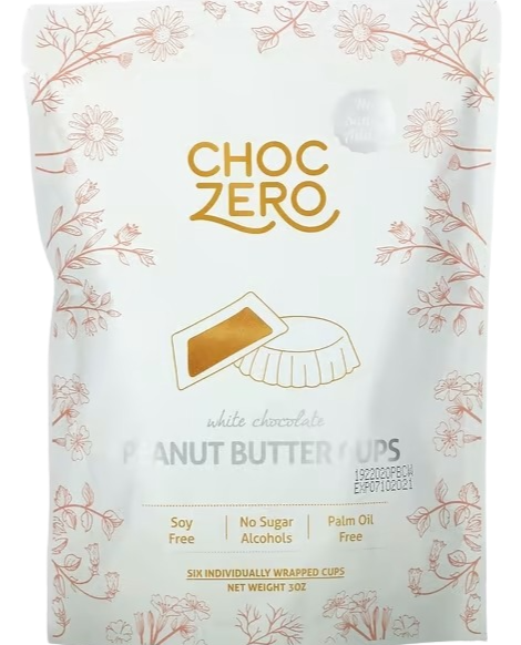 Sugar Free White Chocolate Peanut Butter Cup