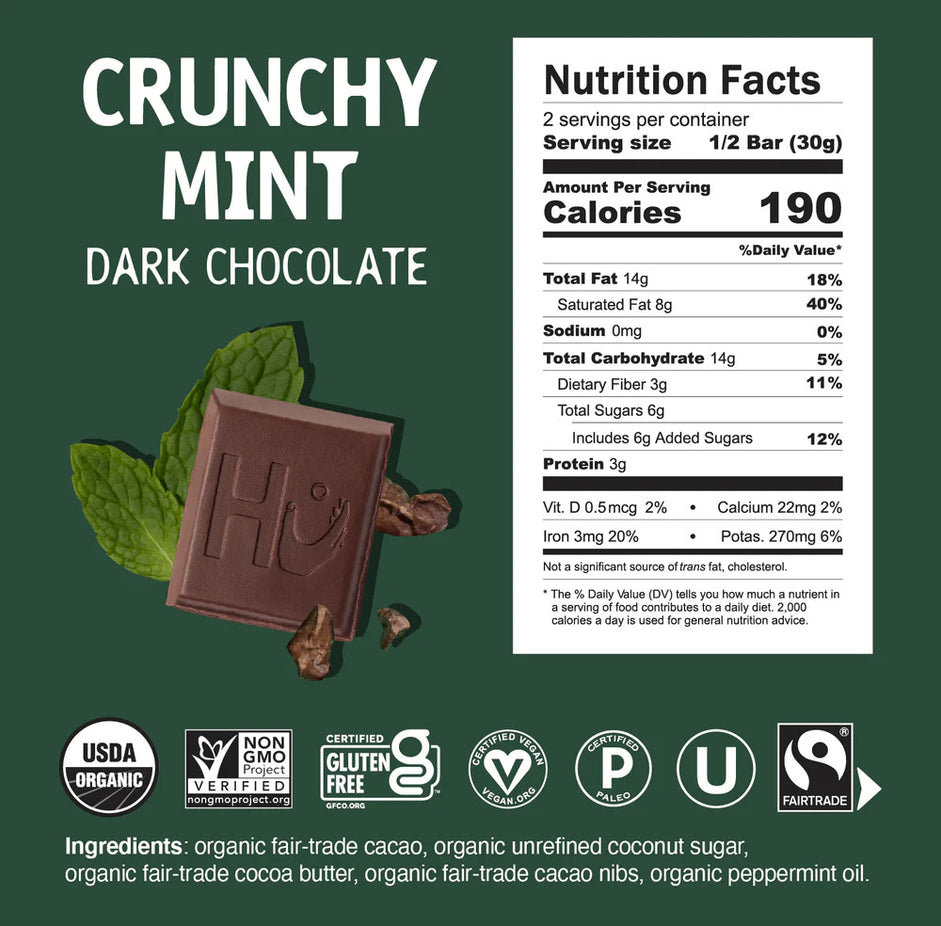 Variety Pack - Pumpkin, Gingerbread, Hazelnut, Mint Chocolate Bars (4 Pack)