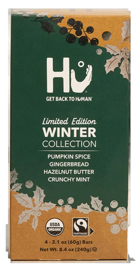 Variety Pack - Pumpkin, Gingerbread, Hazelnut, Mint Chocolate Bars (4 Pack)