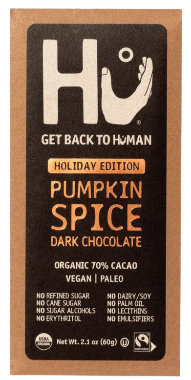 Variety Pack - Pumpkin, Gingerbread, Hazelnut, Mint Chocolate Bars (4 Pack)
