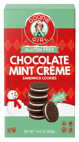 Chocolate Mint Creme Cookies