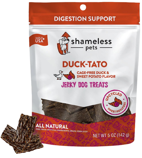Duck-Tato & Sweet Potato Jerky Dog Treats