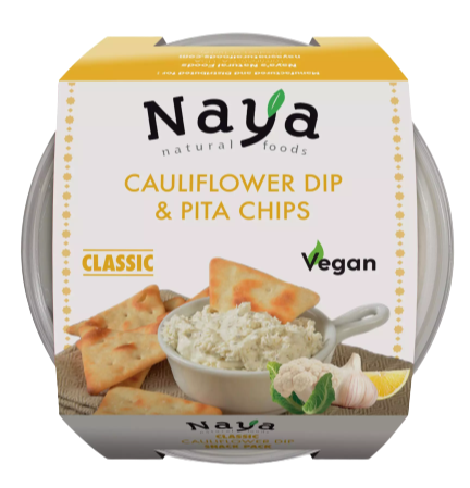 Cauliflower Hummus & Pita Chips