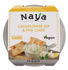 Cauliflower Hummus & Pita Chips