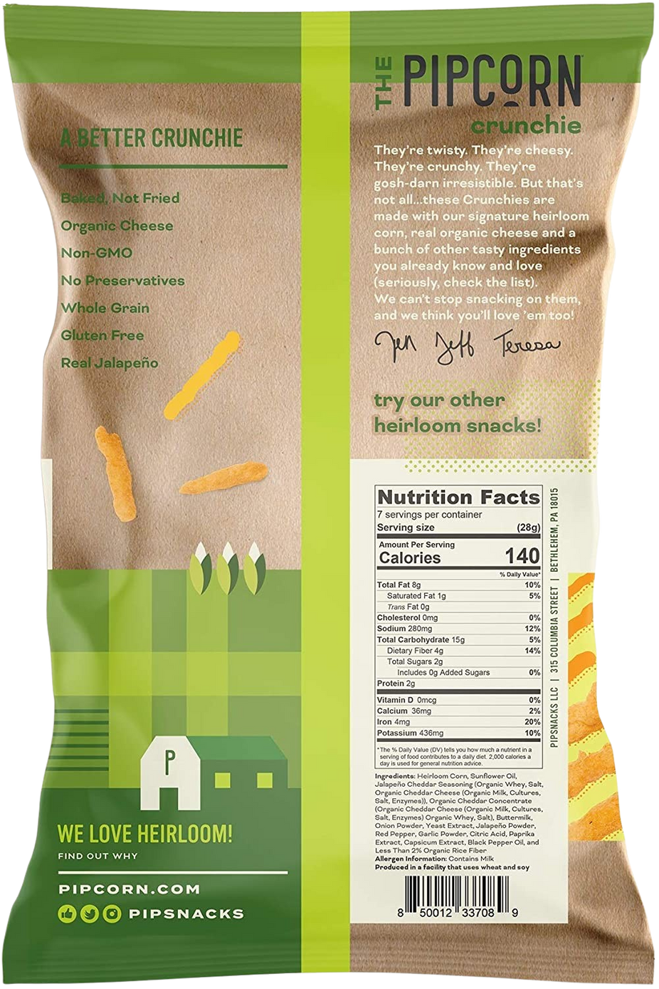 Crunchies Chedder Jalapeno