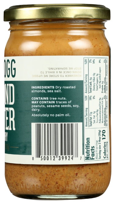 Crunchy Almond Butter