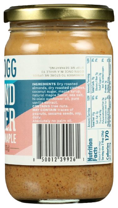 Vanilla Almond Cashew Butter