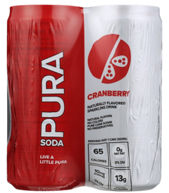 Cranberry Soda 4Pk