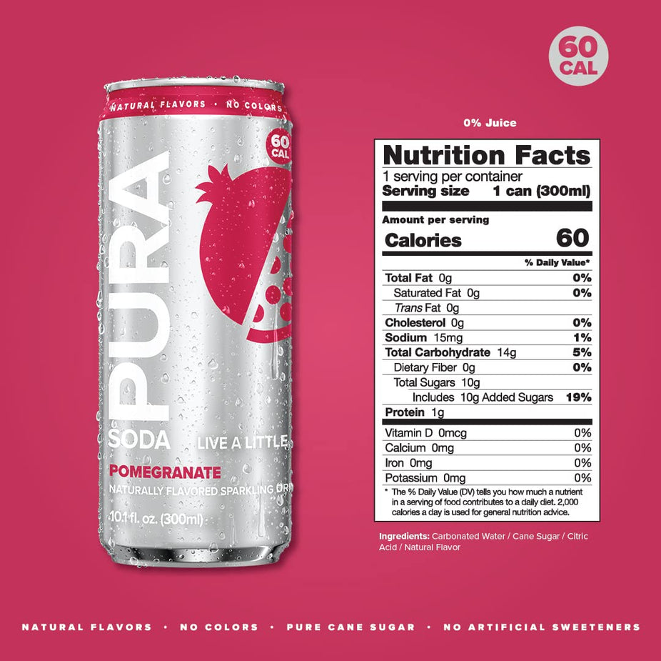 Pomeganate Soda 4Pk