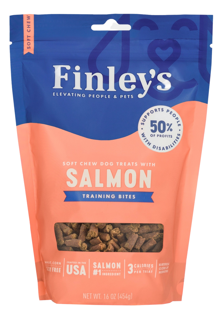 Natural Salmon Soft Training Bite Dog Treats