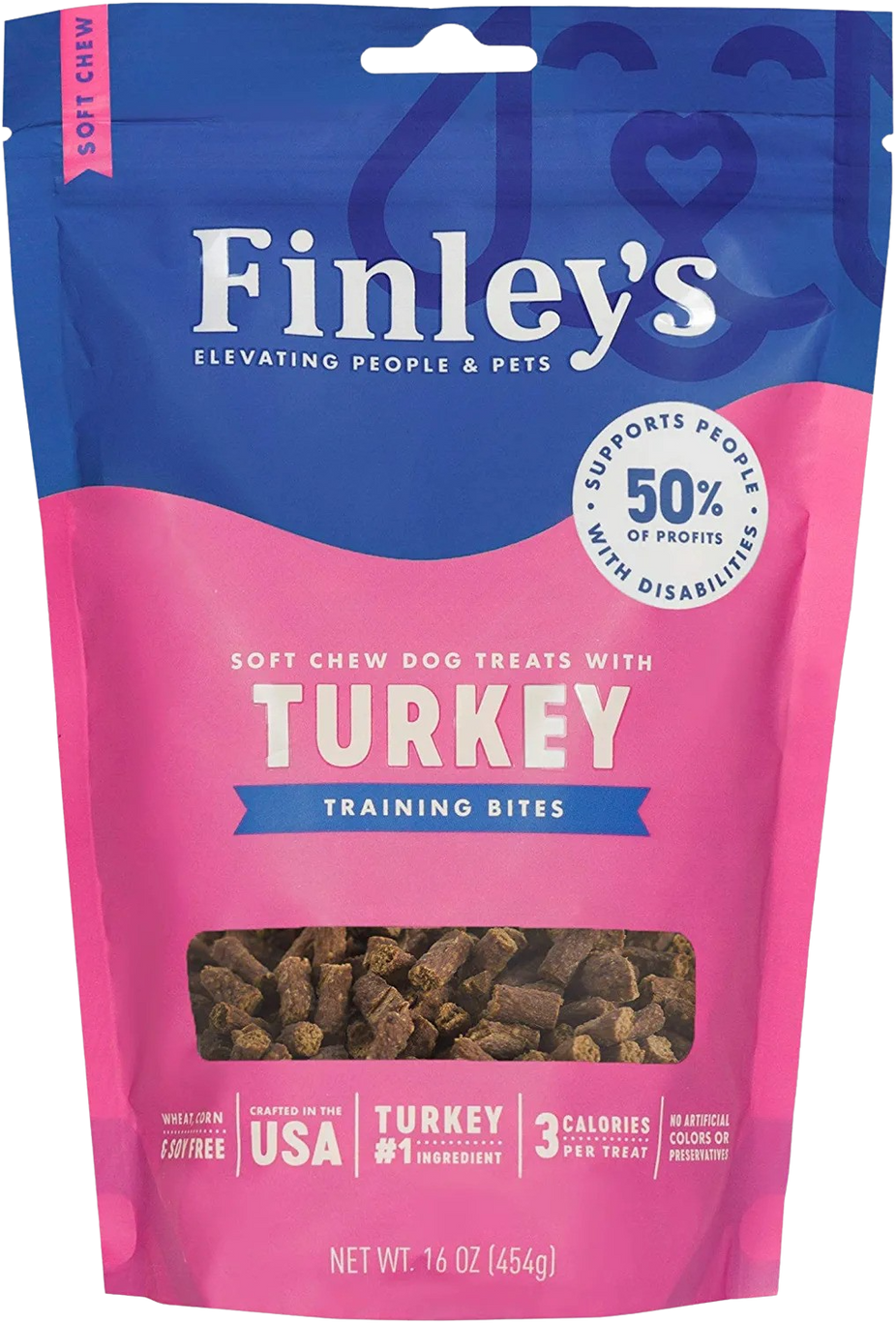 Natural Turkey Soft Training Bite Dog Treats