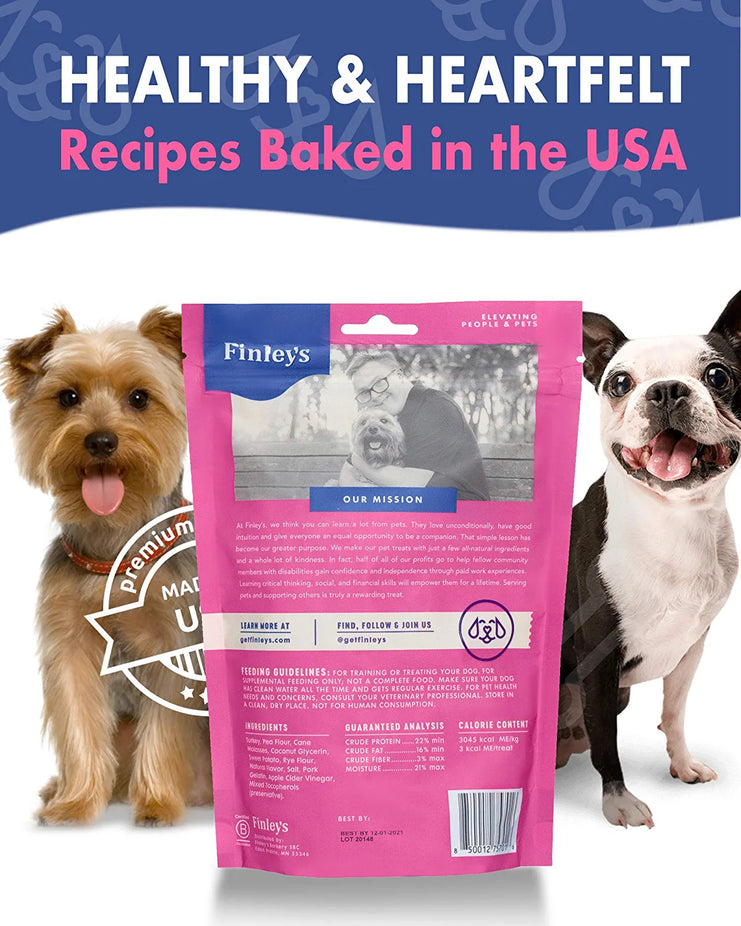 Natural Turkey Soft Training Bite Dog Treats