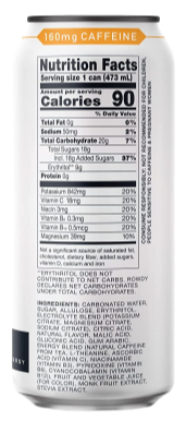 Orange Citrus Energy Drink
