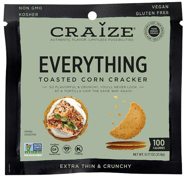 Everything Toasted Corn Cracker
