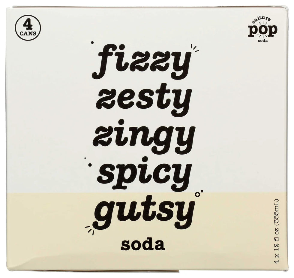 Pink Grapefruit Juniper & Ginger Soda (4 Pack)