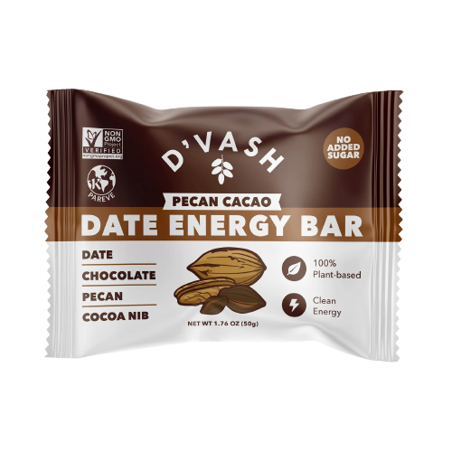 Chocolate Pecan Cocoa Date Energy Bars (6 Pack Case)